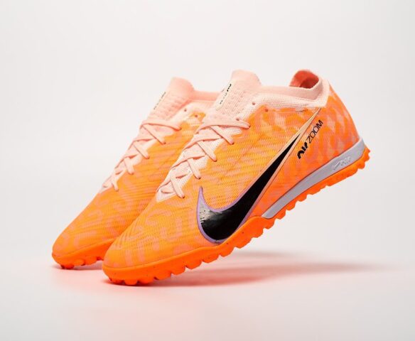 Футбольная обувь NIke Mercurial Vapor XV TF оранжевые